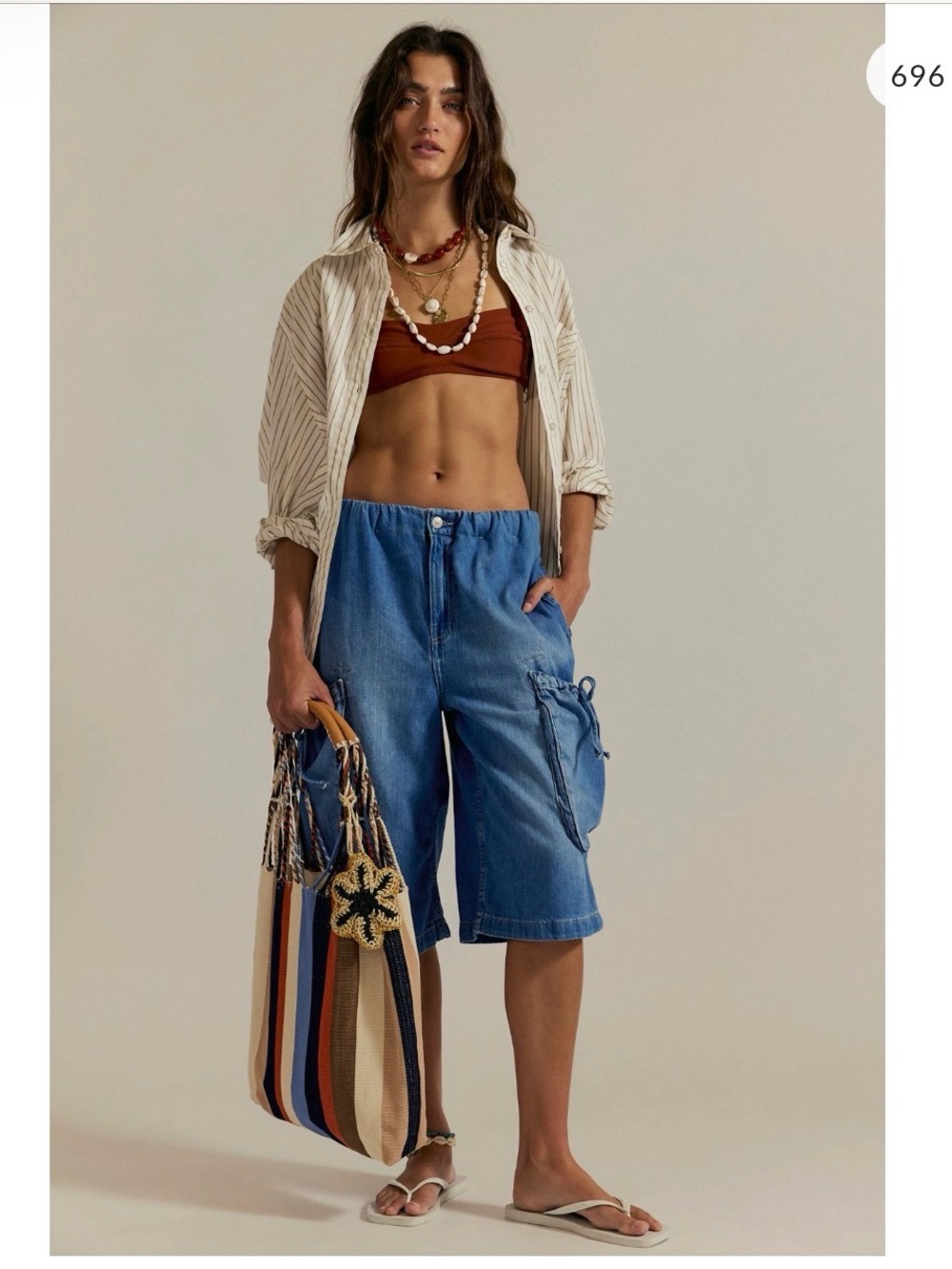 Free people Marty pull on crop jean’s size medium nwot